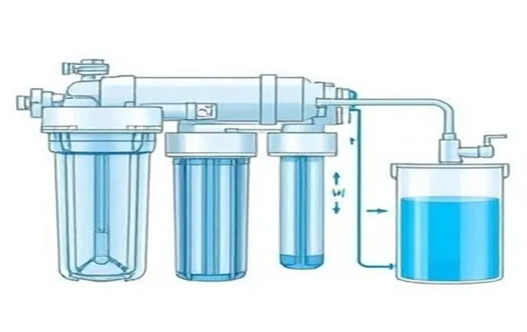تصویری از روش تصفیه به روش اسمز معکوس است